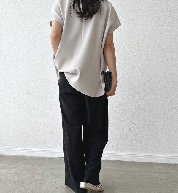  「【やわらかな着心地】ハーフスリーブダンボールプルオーバー」|Tシャツ・カットソー|