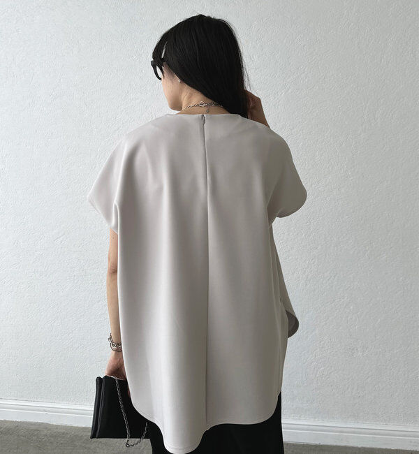  「【やわらかな着心地】ハーフスリーブダンボールプルオーバー」|Tシャツ・カットソー|