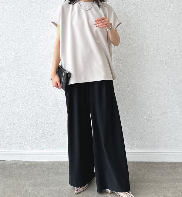  「【やわらかな着心地】ハーフスリーブダンボールプルオーバー」|Tシャツ・カットソー|