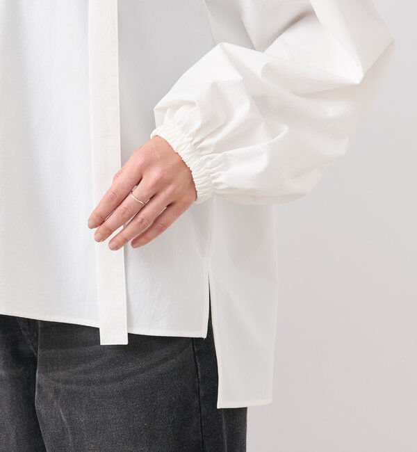  「【着映え◎】ギャザーフリルカラーブラウス」|シャツ・ブラウス|