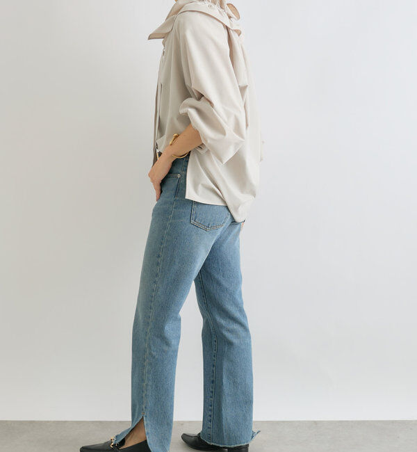  「【着映え◎】ギャザーフリルカラーブラウス」|シャツ・ブラウス|