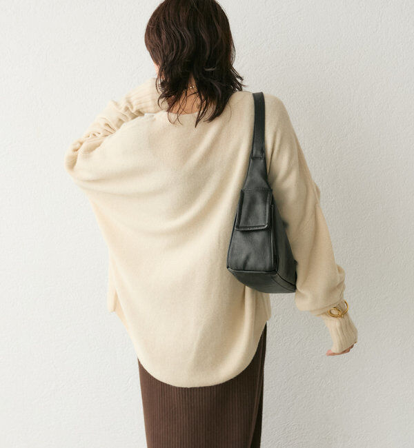  「【着心地抜群】バックテールワイドニット」|ニット・セーター|