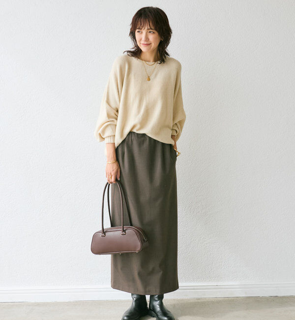  「【着心地抜群】バックテールワイドニット」|ニット・セーター|