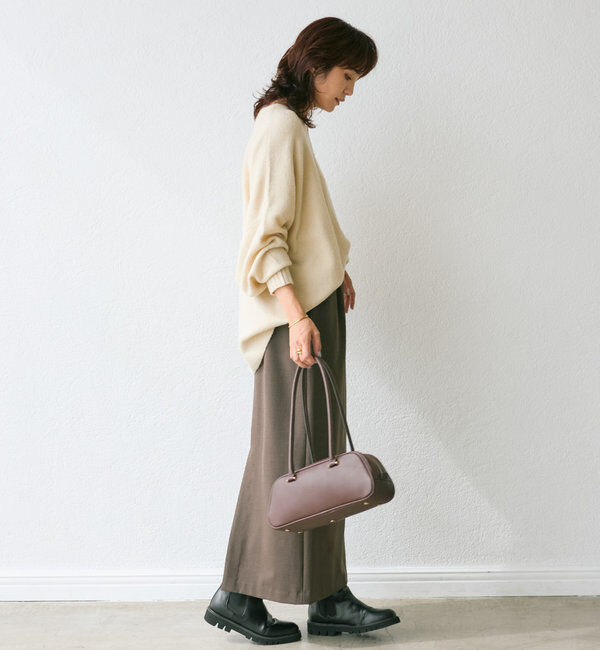  「【着心地抜群】バックテールワイドニット」|ニット・セーター|