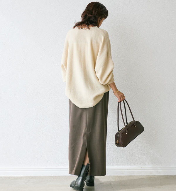  「【着心地抜群】バックテールワイドニット」|ニット・セーター|