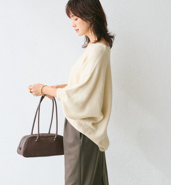  「【着心地抜群】バックテールワイドニット」|ニット・セーター|