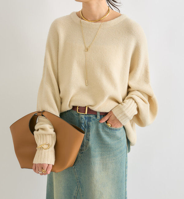  「【着心地抜群】バックテールワイドニット」|ニット・セーター|