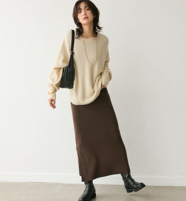  「【着心地抜群】バックテールワイドニット」|ニット・セーター|