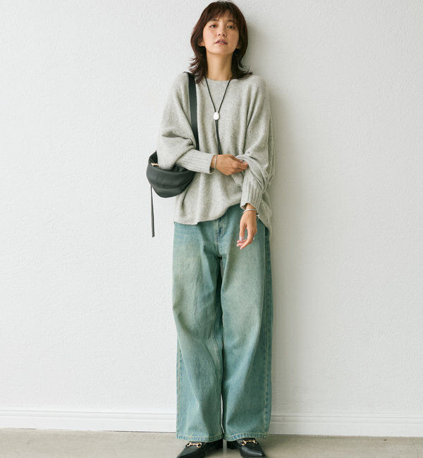  「【着心地抜群】バックテールワイドニット」|ニット・セーター|