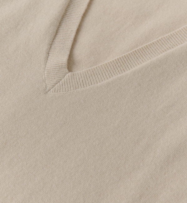  「【抜け感◎】ディープVニットワンピース」|ワンピース|