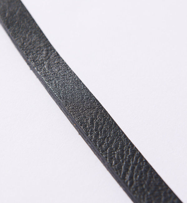  「【コーデのポイントに】レザー細ベルト」|ベルト|