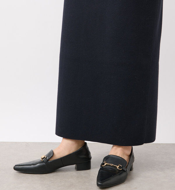  「【楽ちん美シルエット】コットンストレッチニットスカート」|スカート|