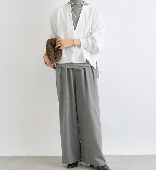  「【レイヤードにも使える】シアータートルニット」|ニット・セーター|