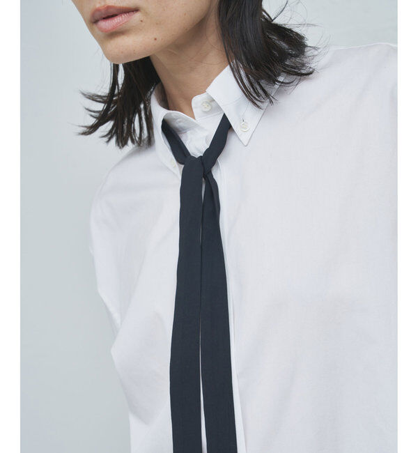  「タイ付きブロードシャツ」|シャツ・ブラウス|