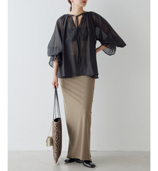  「ラッフルカフスブラウス」|シャツ・ブラウス|