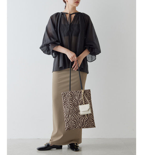  「ラッフルカフスブラウス」|シャツ・ブラウス|