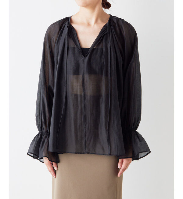  「ラッフルカフスブラウス」|シャツ・ブラウス|
