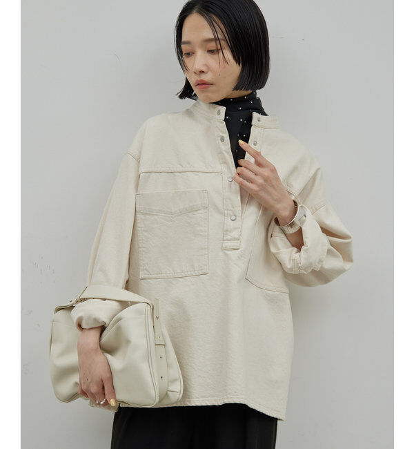  「デニムスキッパーシャツ」|シャツ・ブラウス|