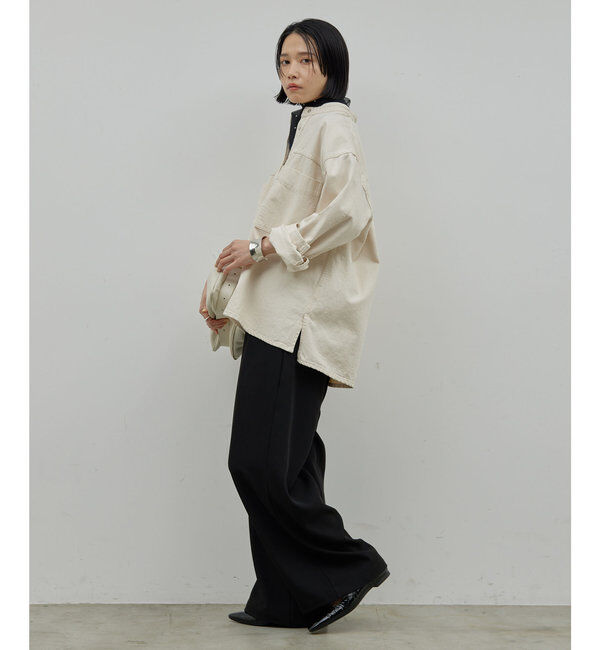  「デニムスキッパーシャツ」|シャツ・ブラウス|