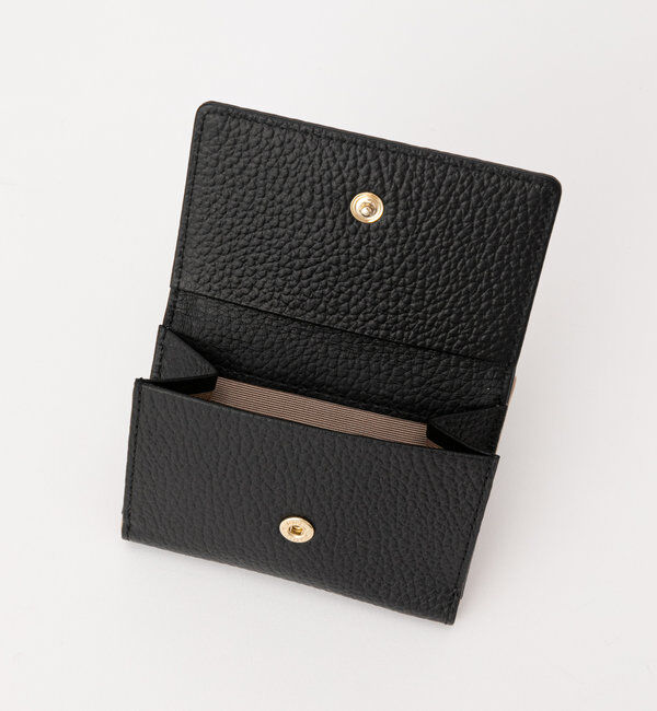  「モノグラムプレート三つ折りウォレット」|財布|