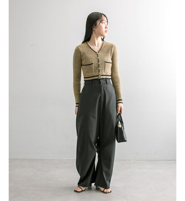  「【３サイズ/6色展開】カーブスラックス」|チノ|