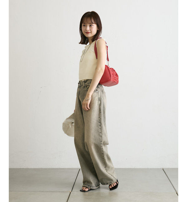 「【今期No.1デニム/3サイズ展開】オーバーダイワイドデニム」|デニム|