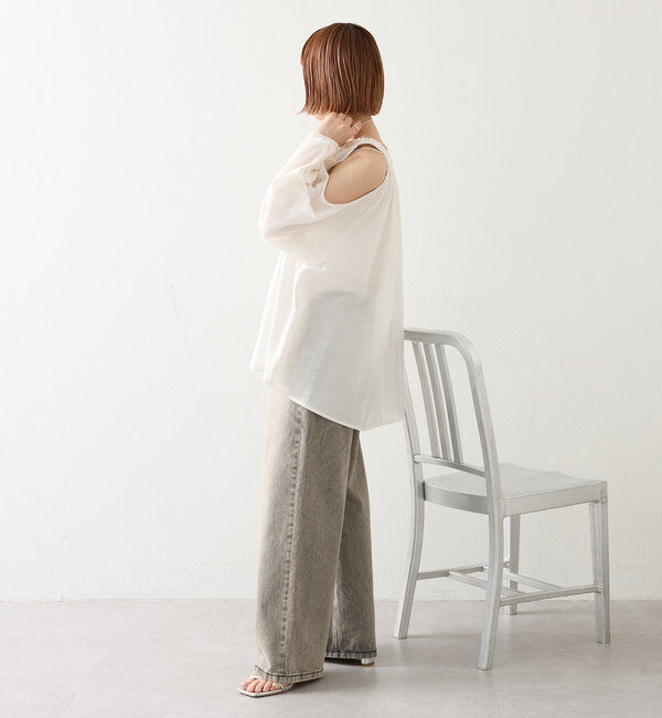  「【今期No.1デニム/3サイズ展開】オーバーダイワイドデニム」|デニム|