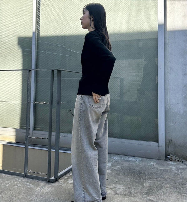  「【今期No.1デニム/3サイズ展開】オーバーダイワイドデニム」|デニム|