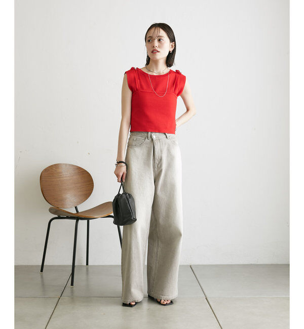  「【今期No.1デニム/3サイズ展開】オーバーダイワイドデニム」|デニム|