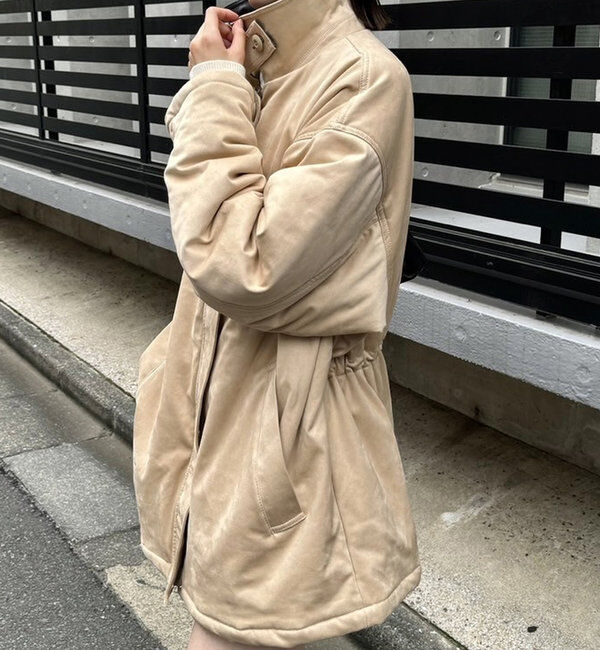  「フェイクスエードミドルコート」|その他|