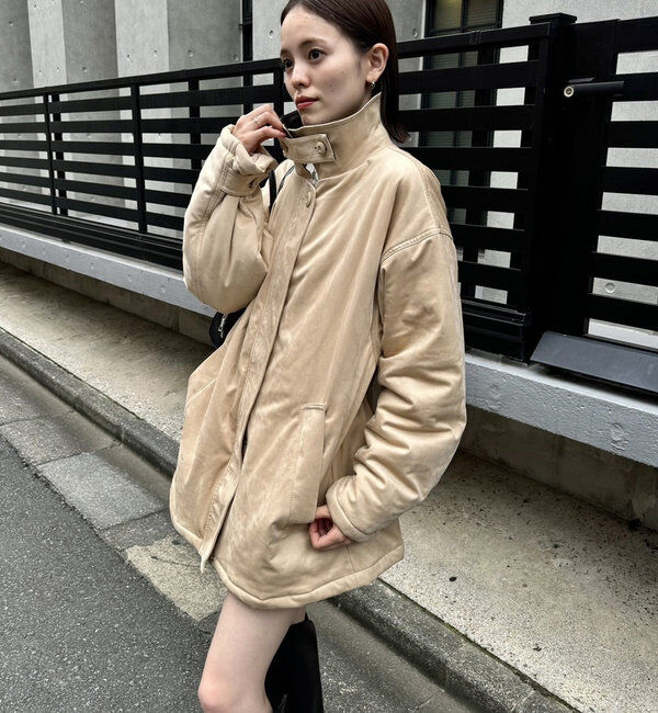  「フェイクスエードミドルコート」|その他|