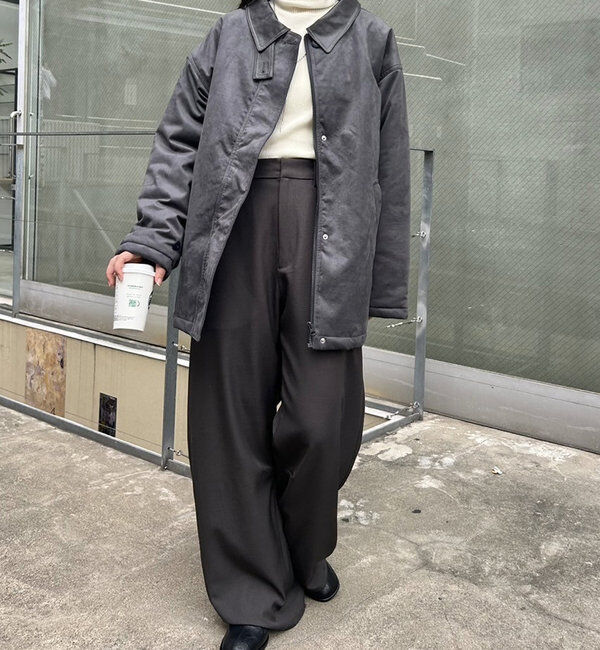  「フェイクスエードミドルコート」|その他|