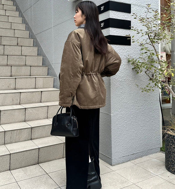  「フェイクスエードミドルコート」|その他|