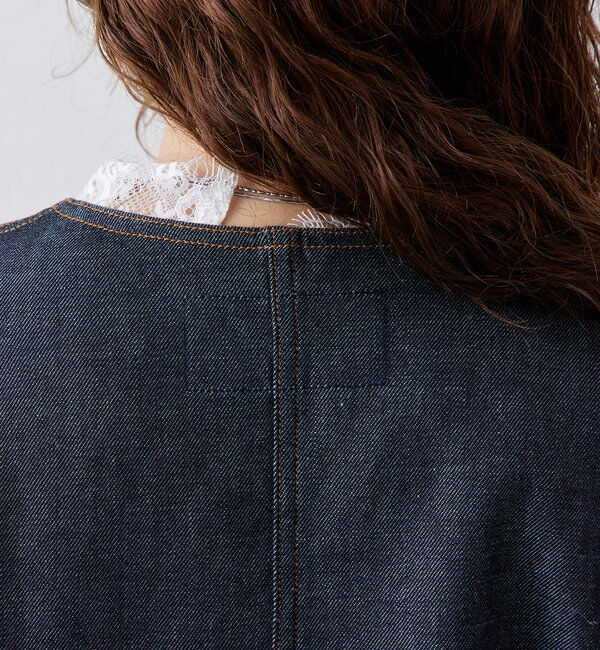  「ai no de shirochi ノーカラージャケット」|その他|