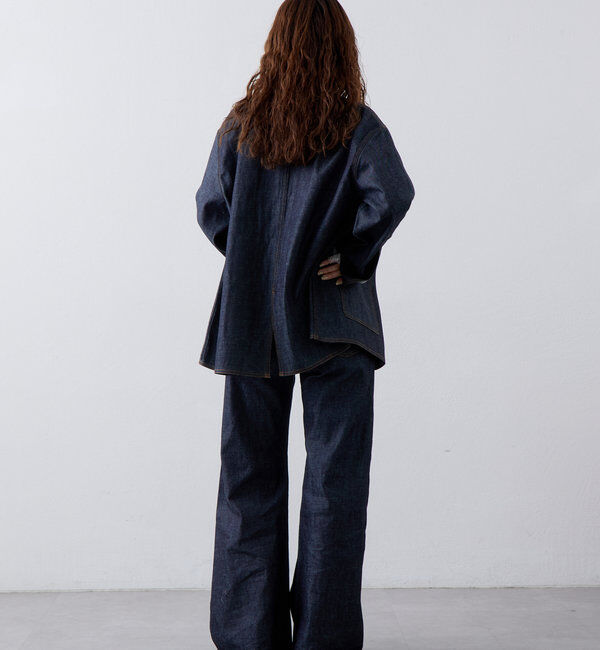  「ai no de shirochi ノーカラージャケット」|その他|