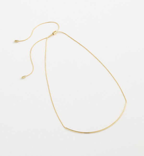  「[Eau]カーブモチーフチョーカーネックレス」|ネックレス|