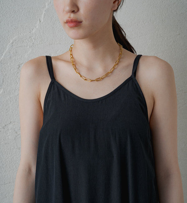  「【3サイズ展開】サテンティアードキャミワンピース」|ワンピース|