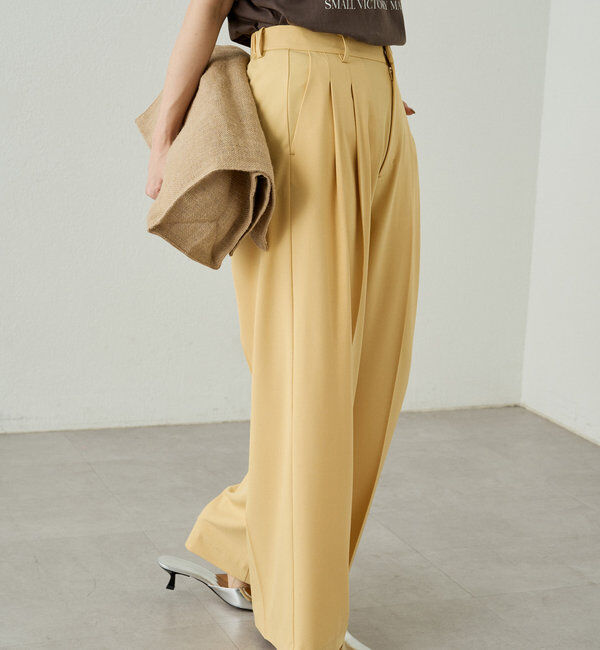  「2タックワイドパンツ」|チノ|