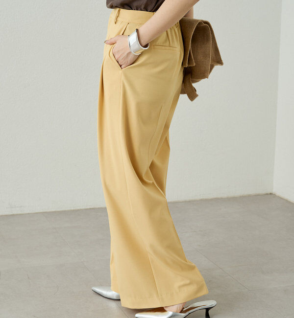  「2タックワイドパンツ」|チノ|