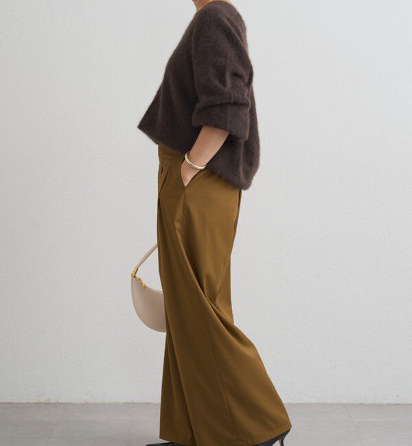  「タブベルトワイドパンツ」|チノ|