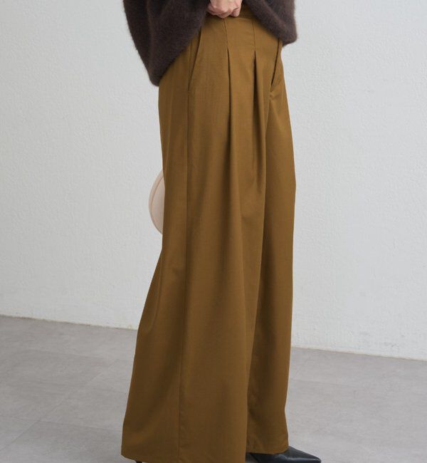  「タブベルトワイドパンツ」|チノ|