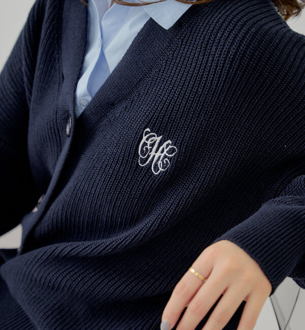  「レイヤードデザインルーズカーディガン」|カーディガン|