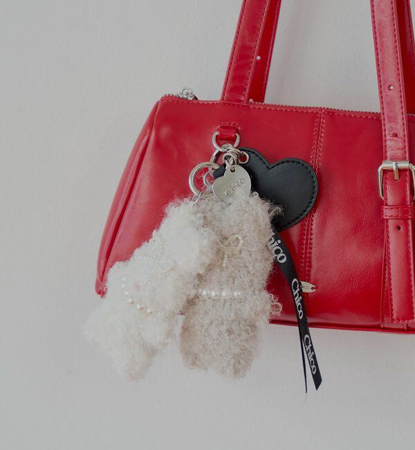  「ファーアニマルモチーフチャーム」|ベルト|