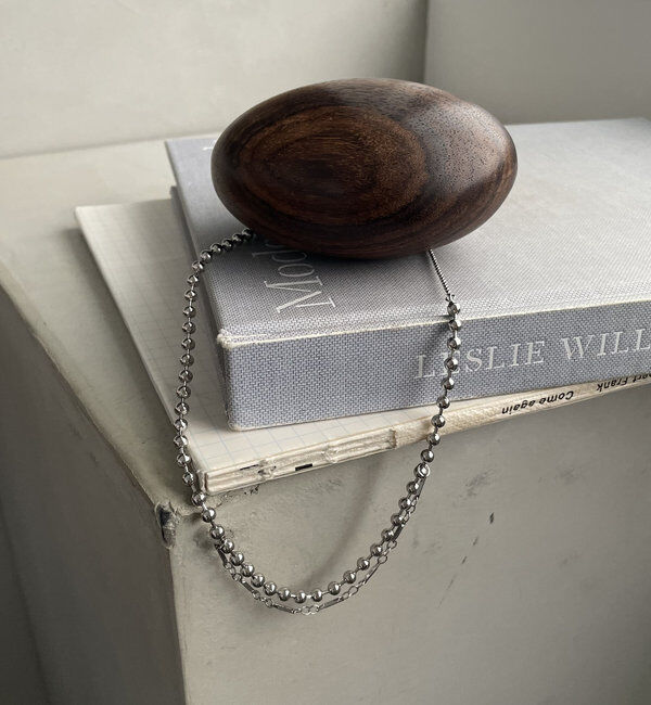  「〈GOLDY/ゴールディ〉アシメボールチェーンネックレス」|リング|