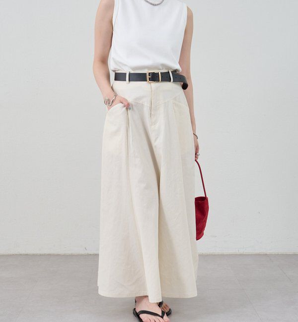  「リブコンパクトノースリーブ」|Tシャツ・カットソー|