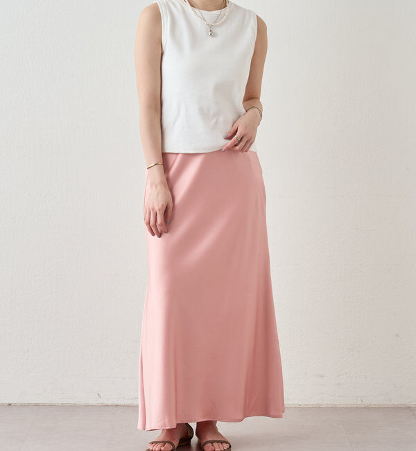  「リブコンパクトノースリーブ」|Tシャツ・カットソー|