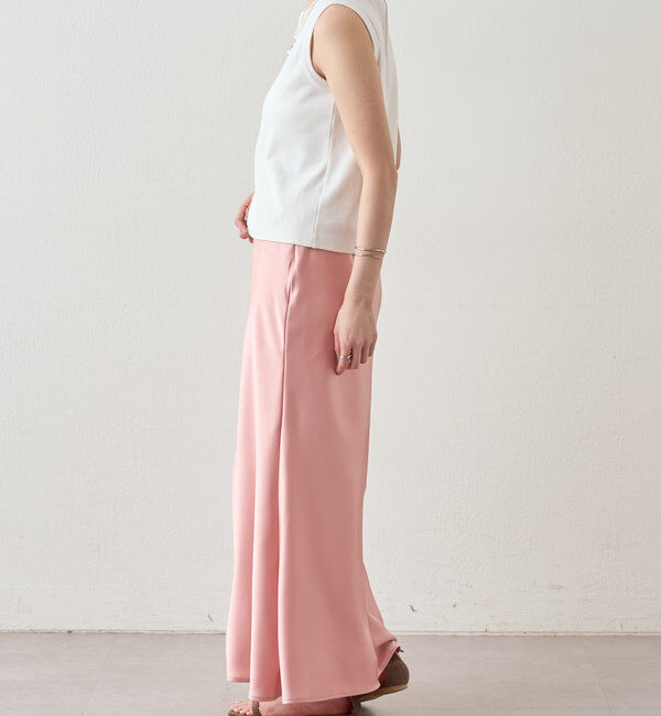  「リブコンパクトノースリーブ」|Tシャツ・カットソー|