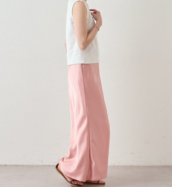  「リブコンパクトノースリーブ」|Tシャツ・カットソー|