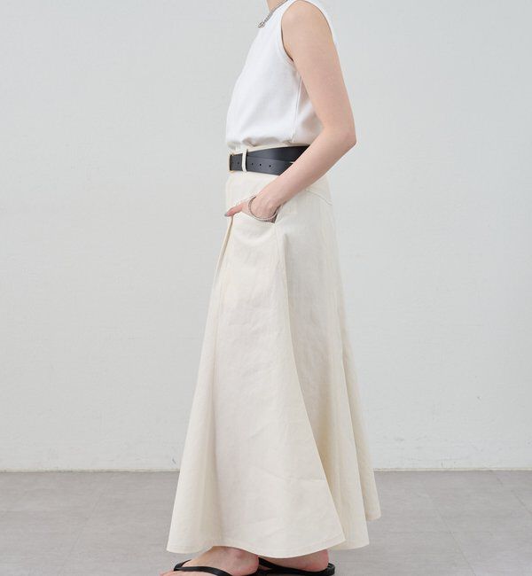  「リブコンパクトノースリーブ」|Tシャツ・カットソー|