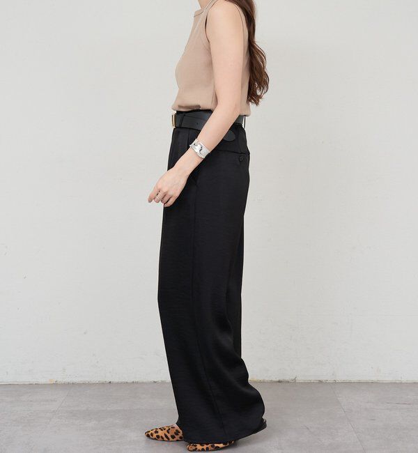  「リブコンパクトノースリーブ」|Tシャツ・カットソー|